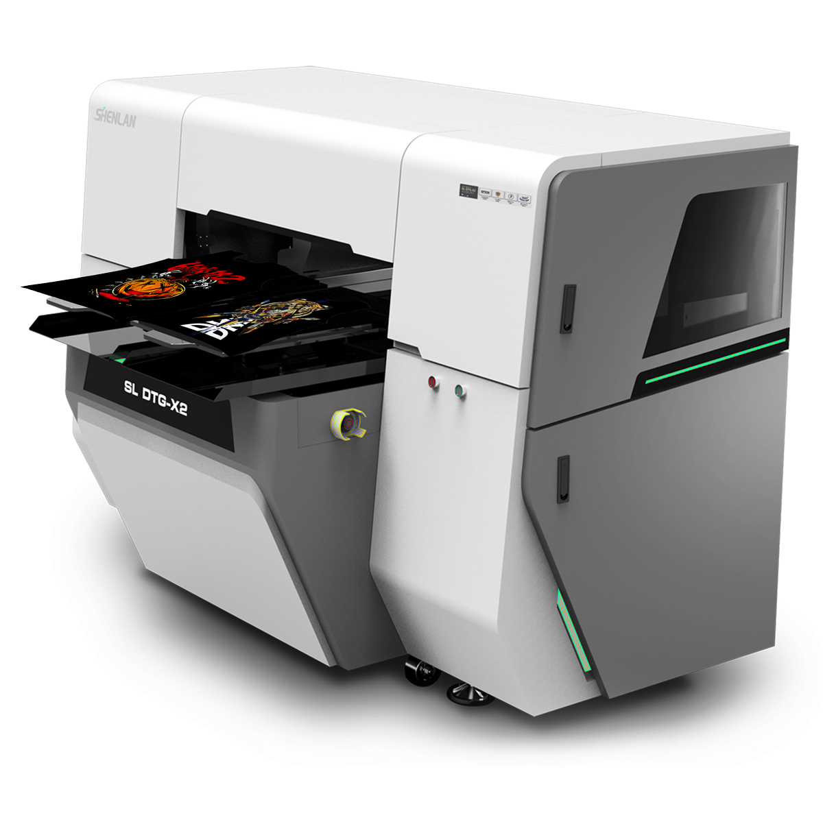 Dual-Station 8+1 Color White Ink Direct-to-Garment Printer